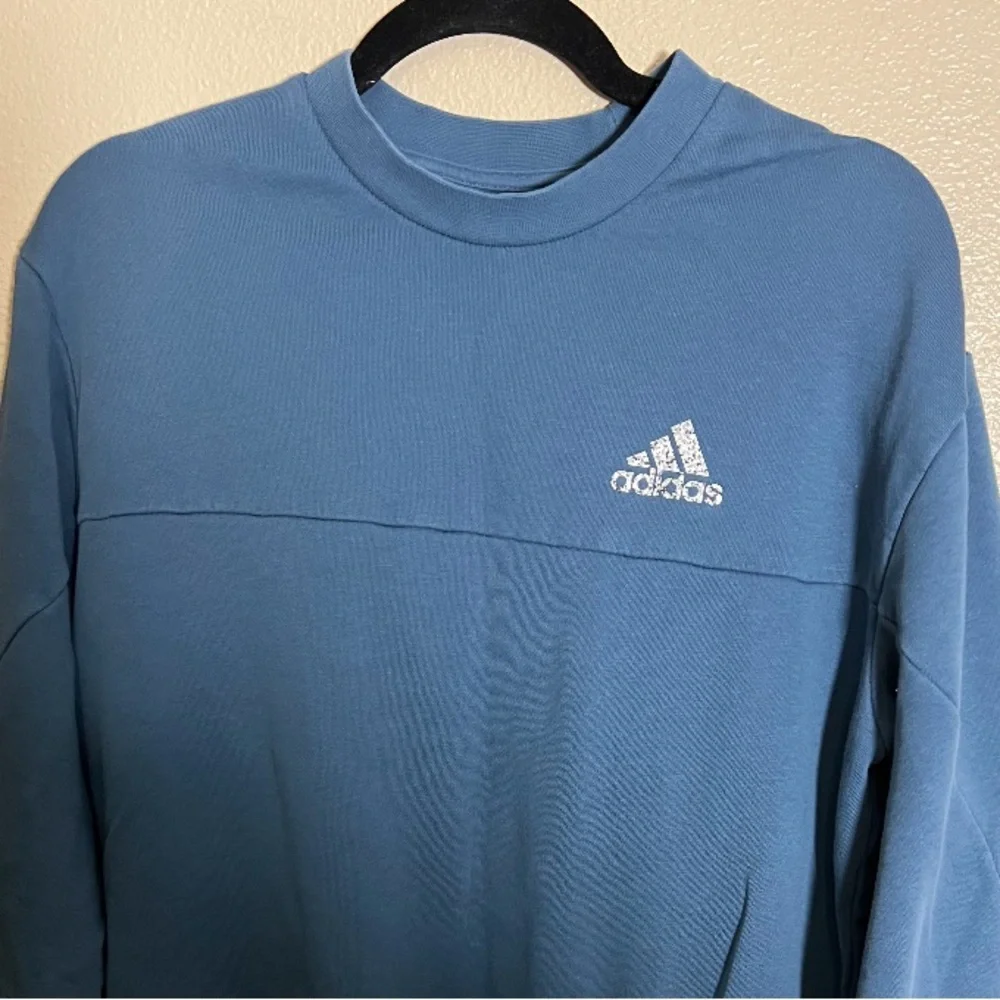 Adidas Men's Crewneck in Blue size Small